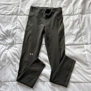 NWT Under Armour‎ UA Tech Leggings Green Womens Medium Compression Activewear